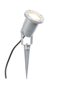 LED Tuinspot zilver 230v gu10 met stekker 1710XL