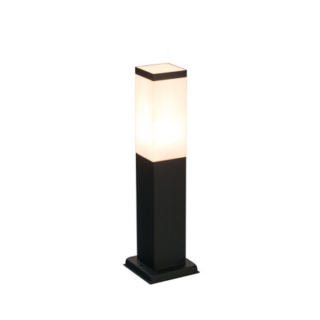 Tuinlamp zwart 230v vierkant staand