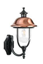 Verona-II wandlamp staand, zwart